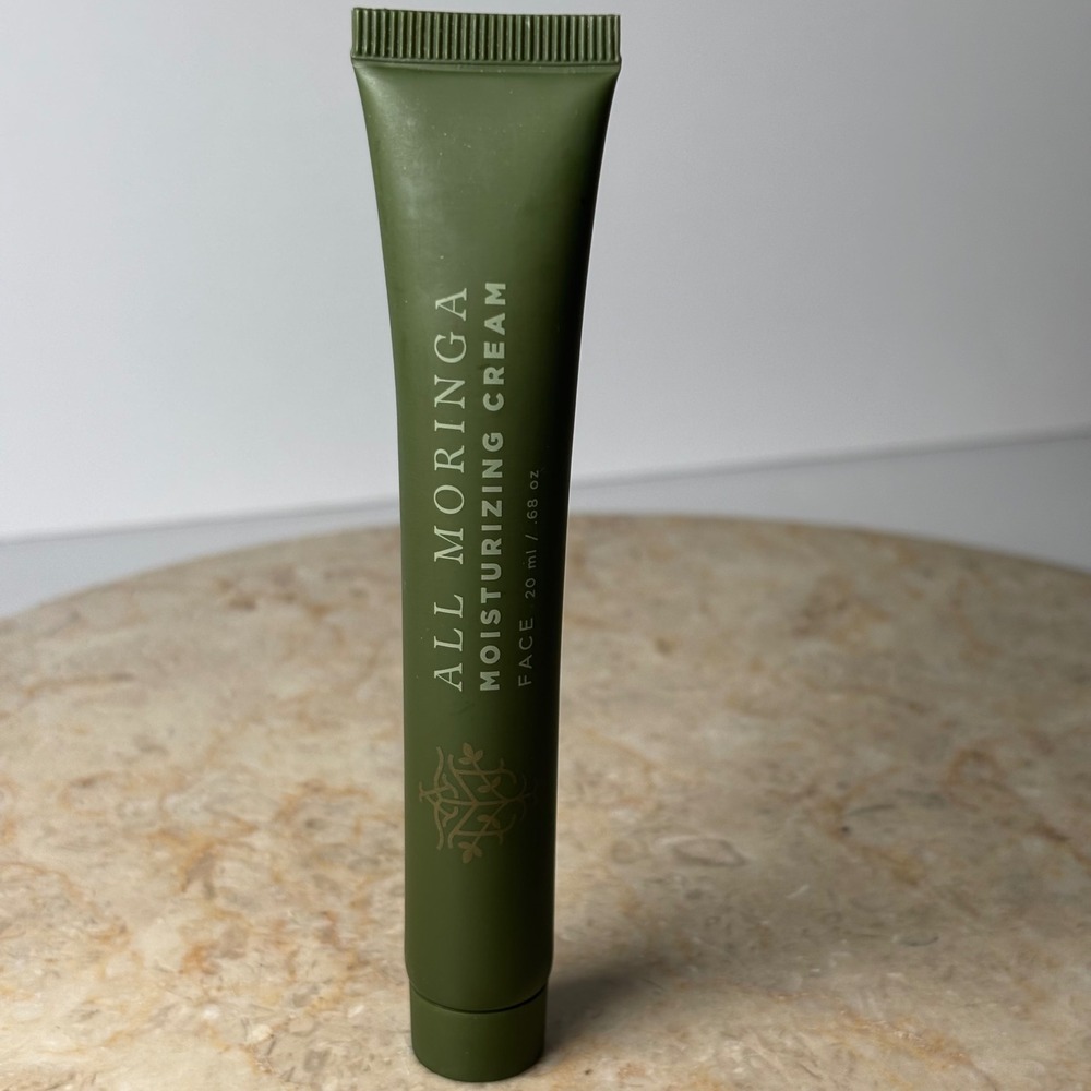 All Moringa Moisturizing‎ Face Cream 20ml Green Tube Organic Jasmine Scent New